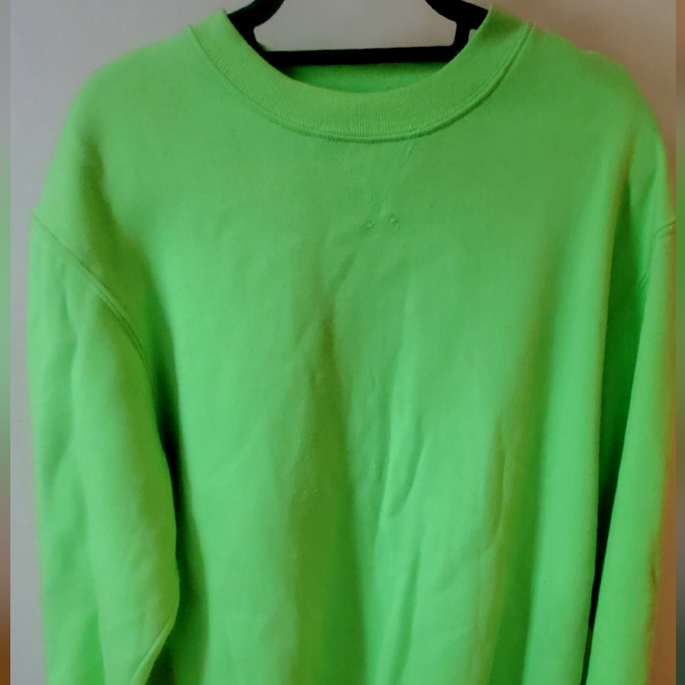NEON GREEN SWEATSHIRT